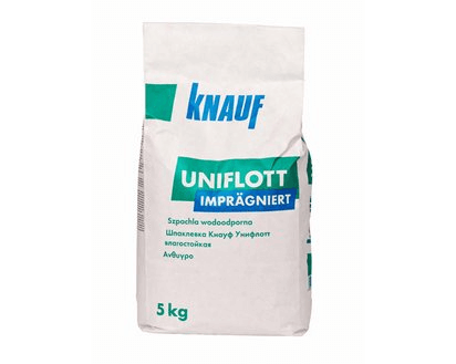 ფითხი Knauf Uniflott Hydro 5 კგ ნესტგამძლე — ფითხი და ბათქაში